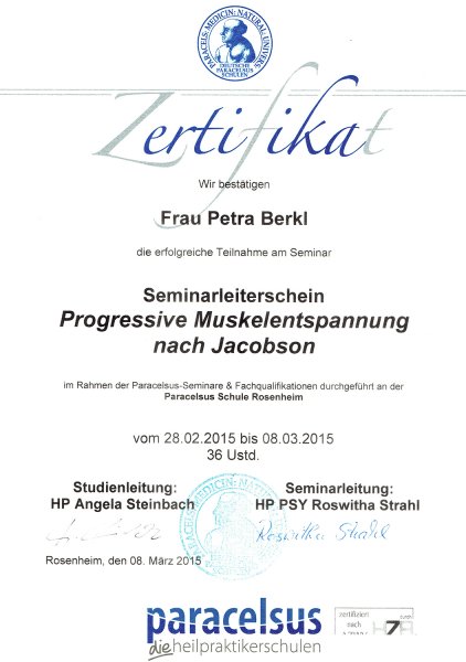 Ich bin zertifiziert