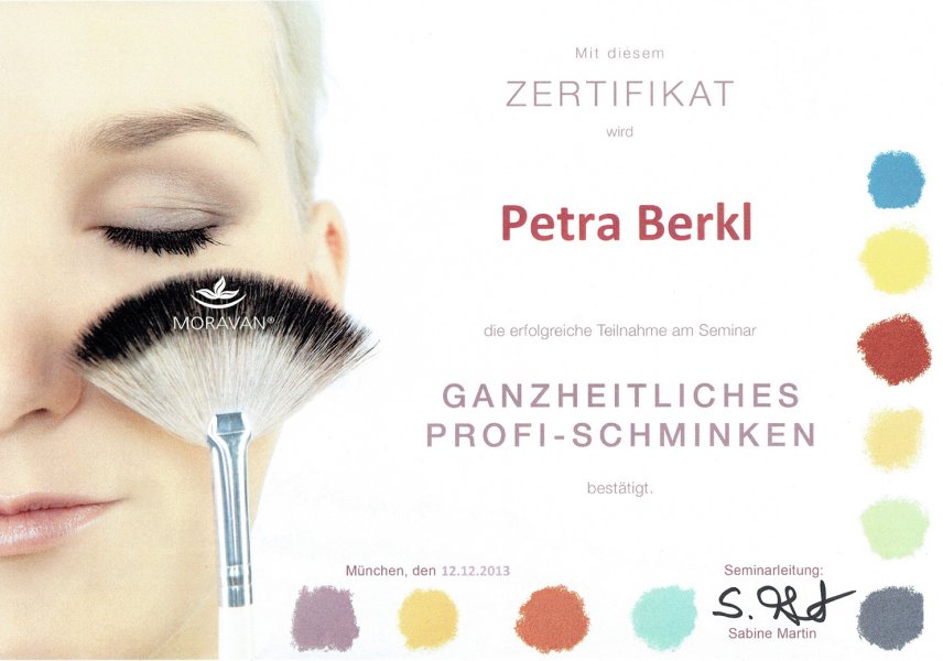 Ich bin zertifiziert