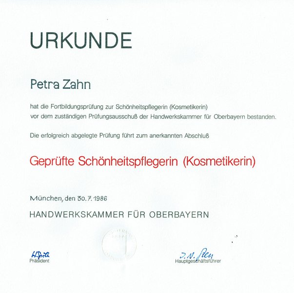 Ich bin zertifiziert
