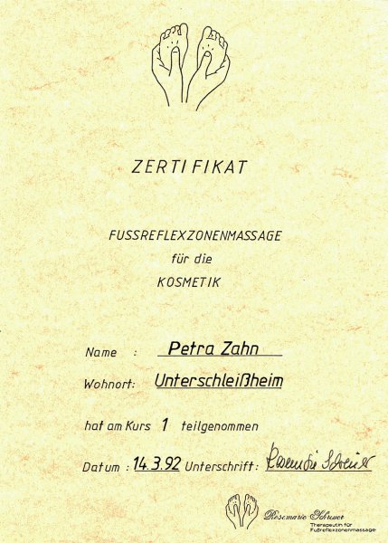 Ich bin zertifiziert