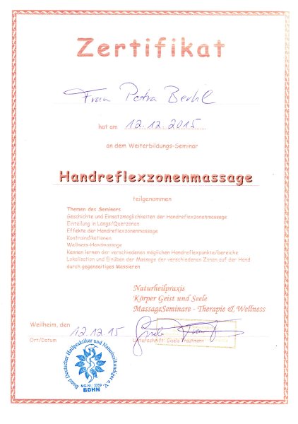 Ich bin zertifiziert