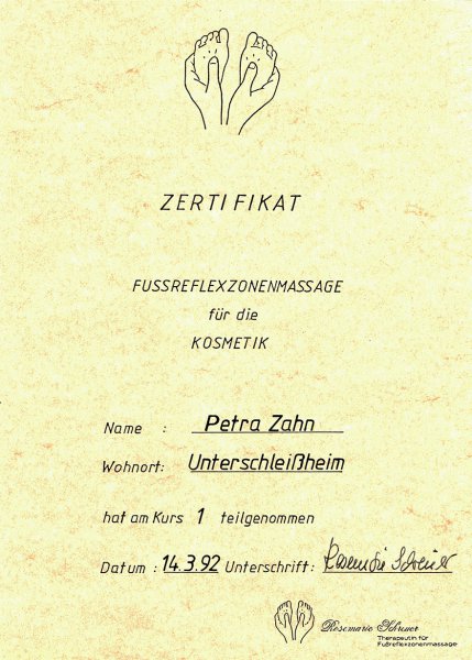 Ich bin zertifiziert