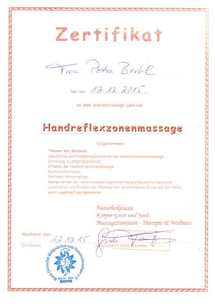 Ich bin zertifiziert