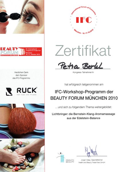 Ich bin zertifiziert