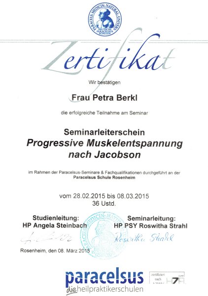 Ich bin zertifiziert